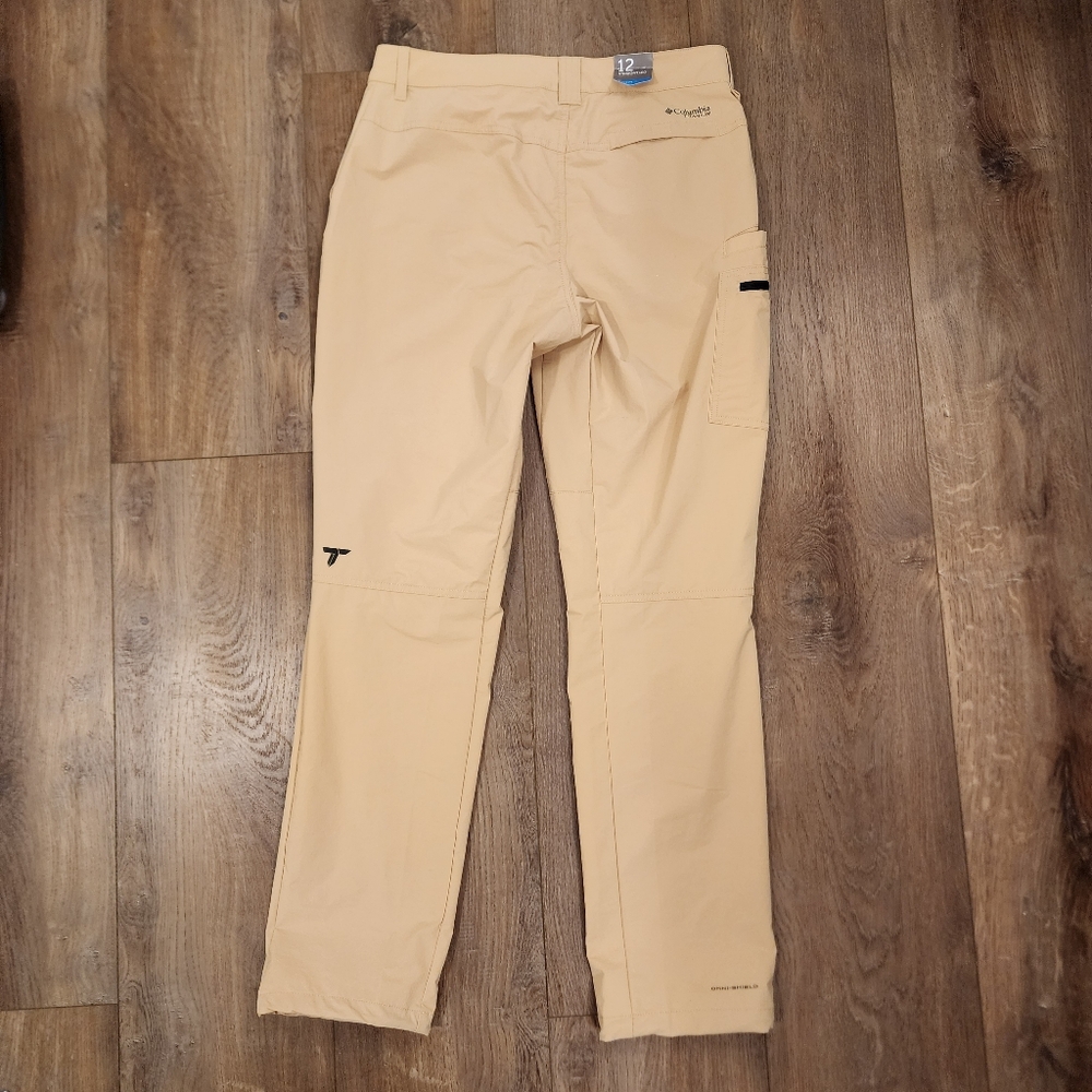 Columbia TITANIUM Summit Valley Waterproof Hike Pants Omni-Shield Sz 10 - Picture 16 of 16